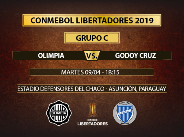 Olimpia recibe a Godoy Cruz en Sajonia