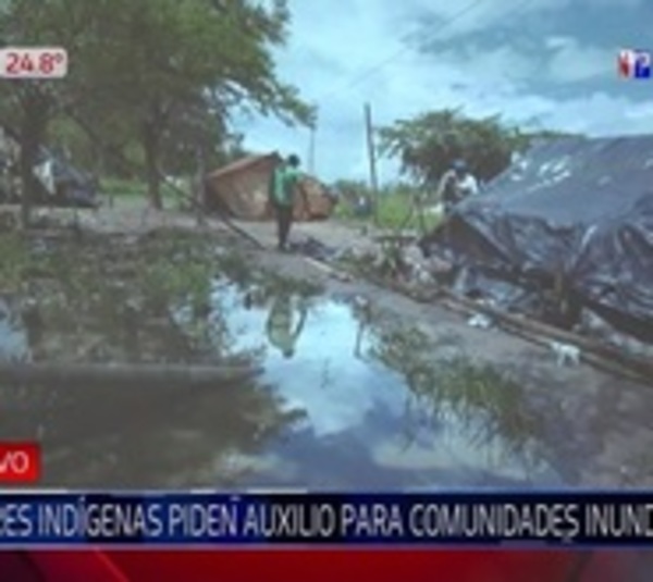 Comunidades indígenas en crítica situación a causa de inundación - Paraguay.com