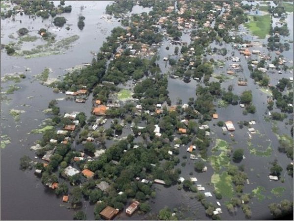 Crecida del pantanal de Brasil principal causante de suba del Río Paraguay