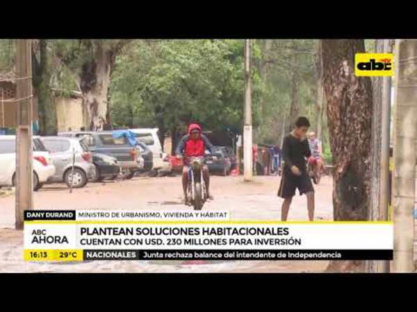 Plantean soluciones habitacionales para los damnificados - Tv - ABC Color