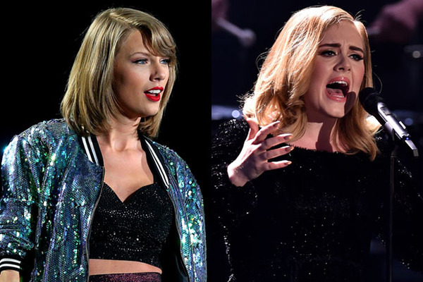 Taylor Swift y Adele están trabajando juntas