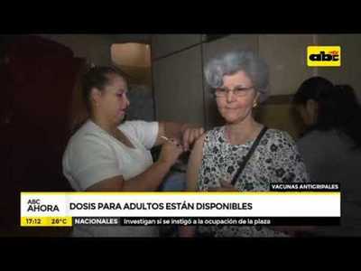 Vacunas antigripales: Dosis para adultos están disponibles - Tv - ABC Color