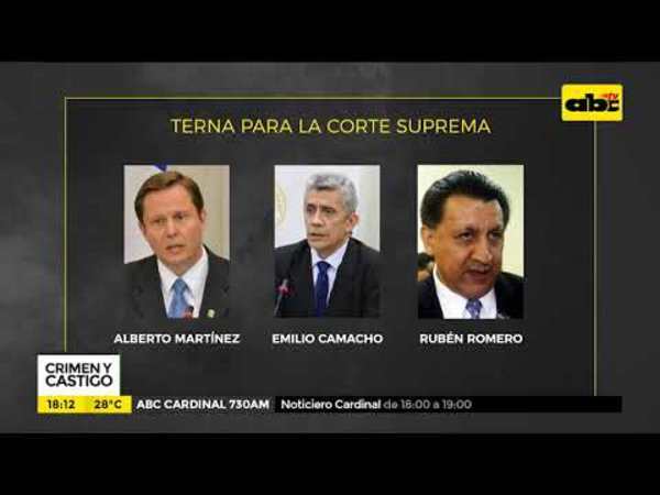 Terna para la corte suprema - Tv - ABC Color