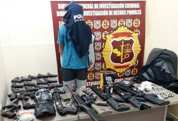 Cae un menor con armas robadas - Edicion Impresa - ABC Color