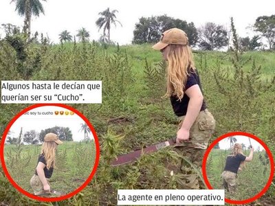 “ARRESTAME”, LE DIJERON A LA RUBIA DE SENAD