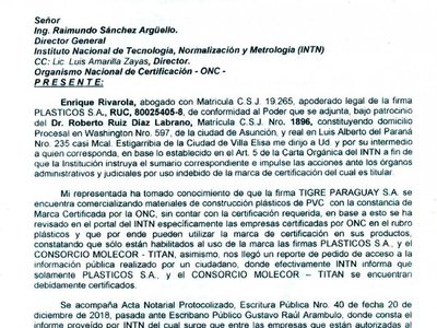 Mota compró cañerías sin certificación para Metrobús