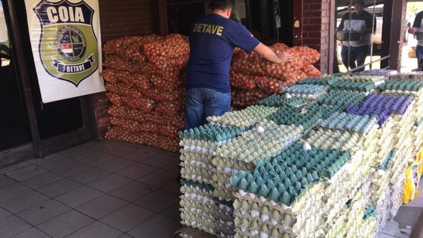 Requisan alimentos de origen argentino de contrabando - Nacionales - ABC Color