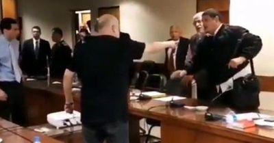 Funcionarios del Congreso se solidarizan con guardia de Lugo