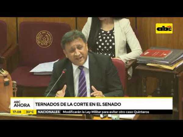 Ternados de la CSJ en el Senado - Tv - ABC Color