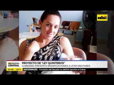 Proyecto de ley Quinteros - Tv - ABC Color