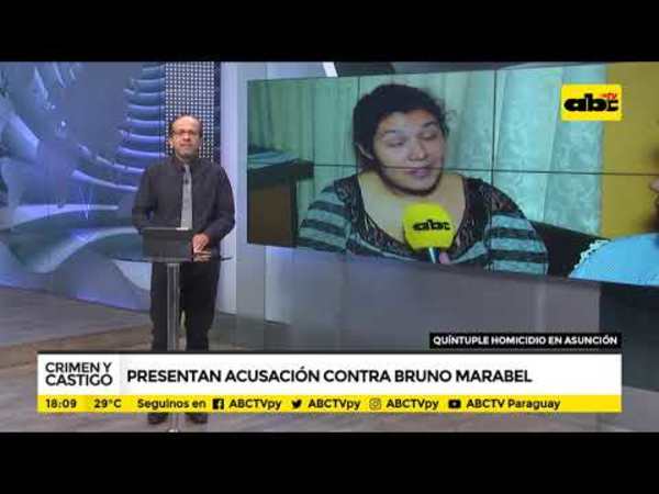 Presentan acusación contra Bruno Marabel - Tv - ABC Color