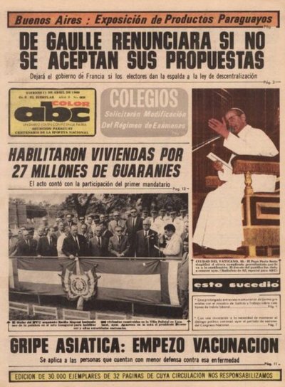 11 de abril de 1969 - Un Dia Como Hoy - ABC Color