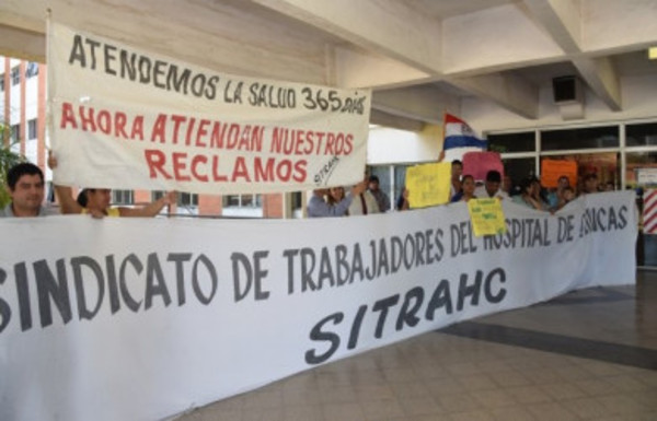 Trabajadores del Hospital de Clínicas