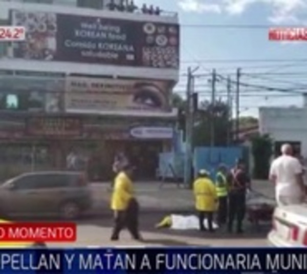 Camioneta arrolla y mata a trabajadora de limpieza de municipalidad - Paraguay.com