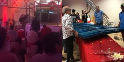 TORO SE ESCAPÓ Y CAUSÓ TREMENDO SUSTO EN LA EXPO CANINDEYÚ