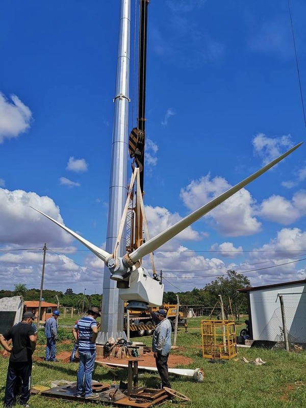 Investigadores de la FIUNA prueban aerogenerador con capacidad de abastecer a comunidades aisladas | .::Agencia IP::.