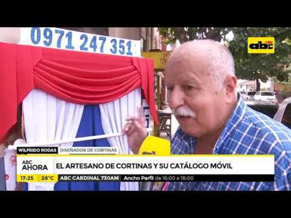 El artesano de cortinas y su Catálogo móvil - Tv - ABC Color