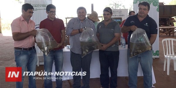 PRODUCTORES DE ALTO VERÁ BENEFICIADOS CON ENTREGA DE ALEVINES.