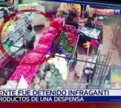 Entró a robar una despensa y lo detuvieron infraganti - Paraguay.com