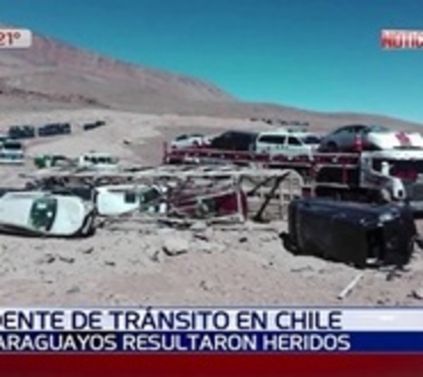 Paraguayos sufren grave accidente en Chile - Paraguay.com