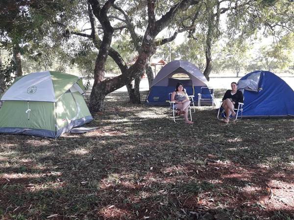 Zona de camping habilitado para la Semana Santa en Hernandarias