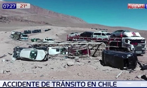 Paraguayos sufren grave accidente en Chile – Prensa 5