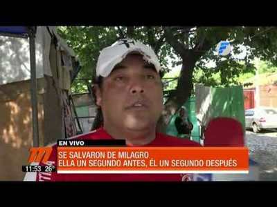 Se salvaron de milagro