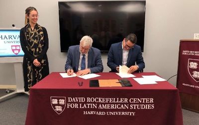 BECAL y Harvard firman acuerdo para el área de investigación