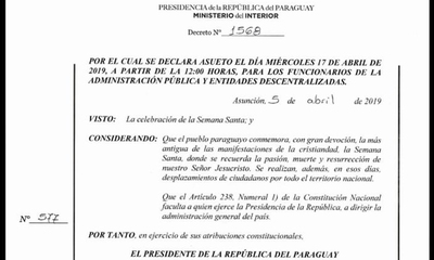 Asueto para los funcionarios – Prensa 5