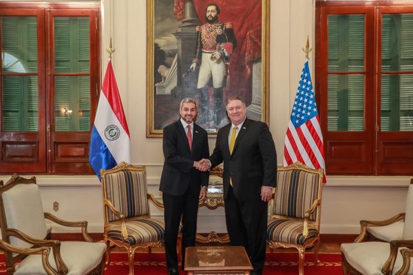 Presidente Abdo se reúne en Palacio con secretario de Estado de EE.UU. | .::Agencia IP::.