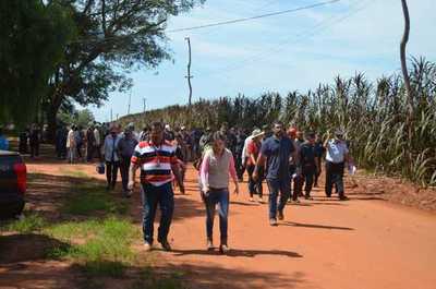 De manera prepotente y arbitraria, funcionarios del Indert desalojan a colonos en Santa Lucía