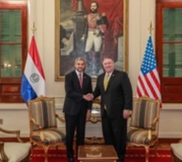 Secretario de Estado de EE.UU en reunión bilateral con Mario Abdo - Paraguay.com