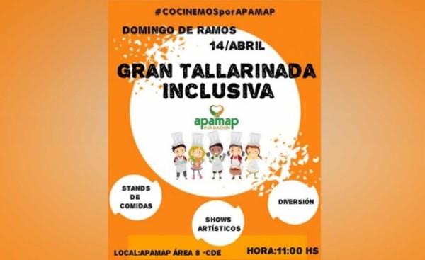 Apamap realizará tradicional tallarinada este domingo