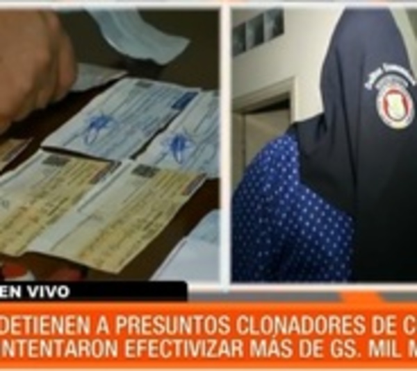 Detienen a presuntos clonadores de cheques  - Paraguay.com