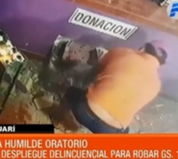 Roban donaciones de humilde oratorio en Paraguarí - Paraguay.com