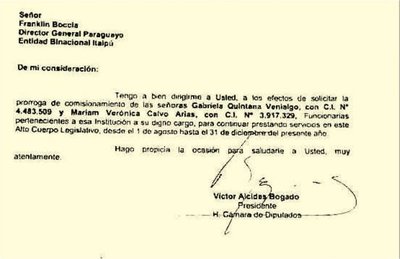 Fiscalía tiene pruebas que Bogado pidió por su niñera - Edicion Impresa - ABC Color