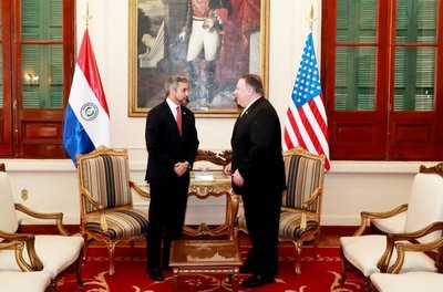Hay mucho trabajo contra el crimen, le dijo Pompeo a Abdo - Edicion Impresa - ABC Color