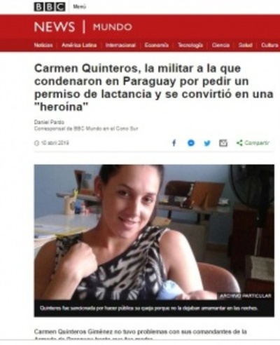 Cadena BBC se hizo eco del “caso Quinteros” - ADN Paraguayo