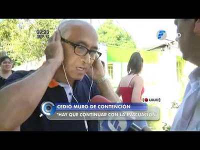 Cedió muro de contención: Estiman 200 familias afectadas