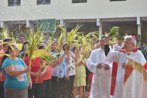 Bendición de las palmas en Villarrica | Paraguay en Noticias