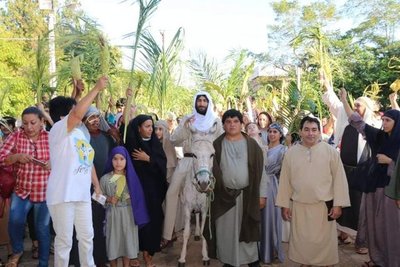 Mitãrusu Atyrágua ohechauka ñoha'anga rupive Jesús jeike Jerusalén-pe - Especiales - ABC Color