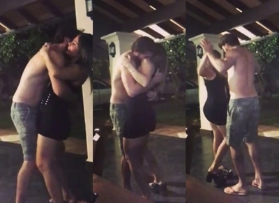 Dahiana Bresanovich y un apasionado baile junto a su nueva pareja