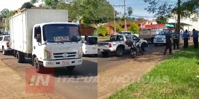 PERSECUCIÓN E INCAUTACIÓN DE CAMIÓN EN ENCARNACIÓN