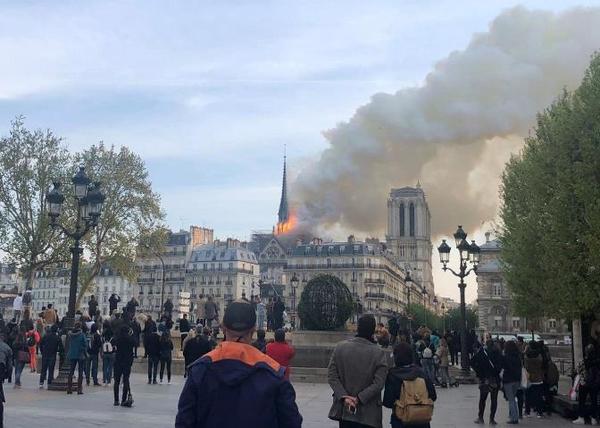 La Catedral Notre Dame de París sufre un importante incendio | .::Agencia IP::.