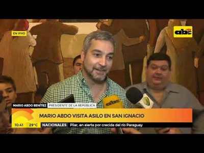 Mario Abdo de visita en Misiones - Tv - ABC Color
