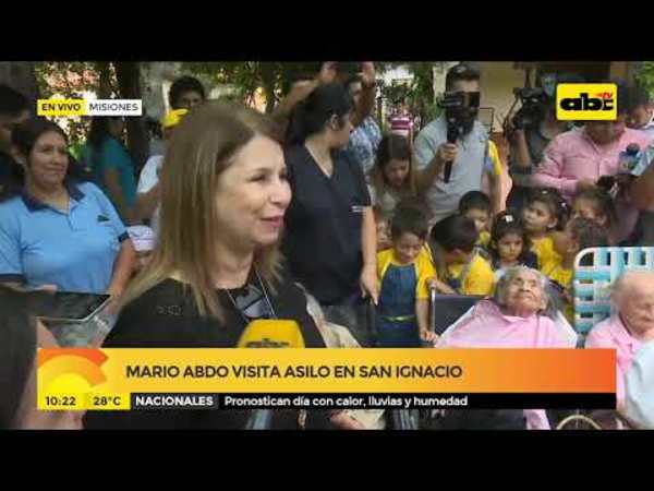 Norma Fretes sobre visita de Mario Abdo a asilo - Tv - ABC Color
