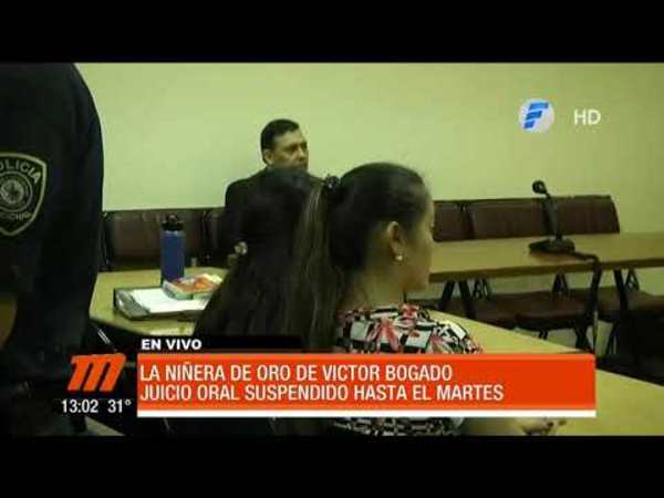 Juicio a niñera de oro fue suspendido