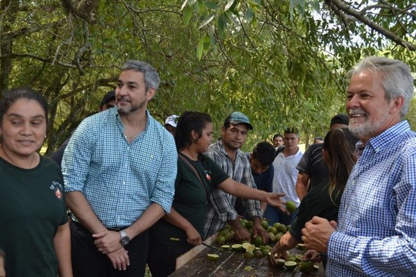 Mario Abdo visitó Tañarandy - Nacionales - ABC Color