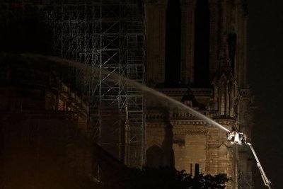 Controlan llamas de Catedral - Internacionales - ABC Color