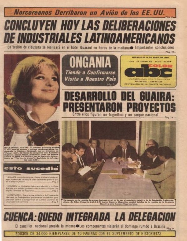 16 de abril de 1969 - Un Dia Como Hoy - ABC Color
